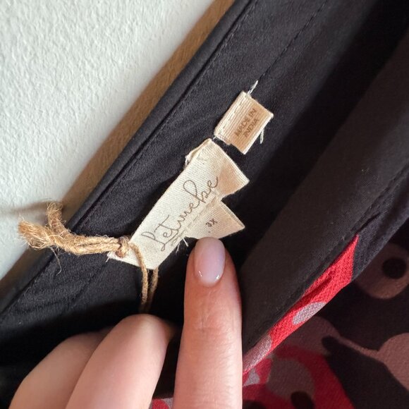 NWT Anthropologie Let Me Be Floral Midi Dress - Plus Size - Picture 3 of 5